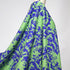 EXCLUSIVE 90% Linen 10% Silk – 'Floral Hero' | Cobalt & Green Tea